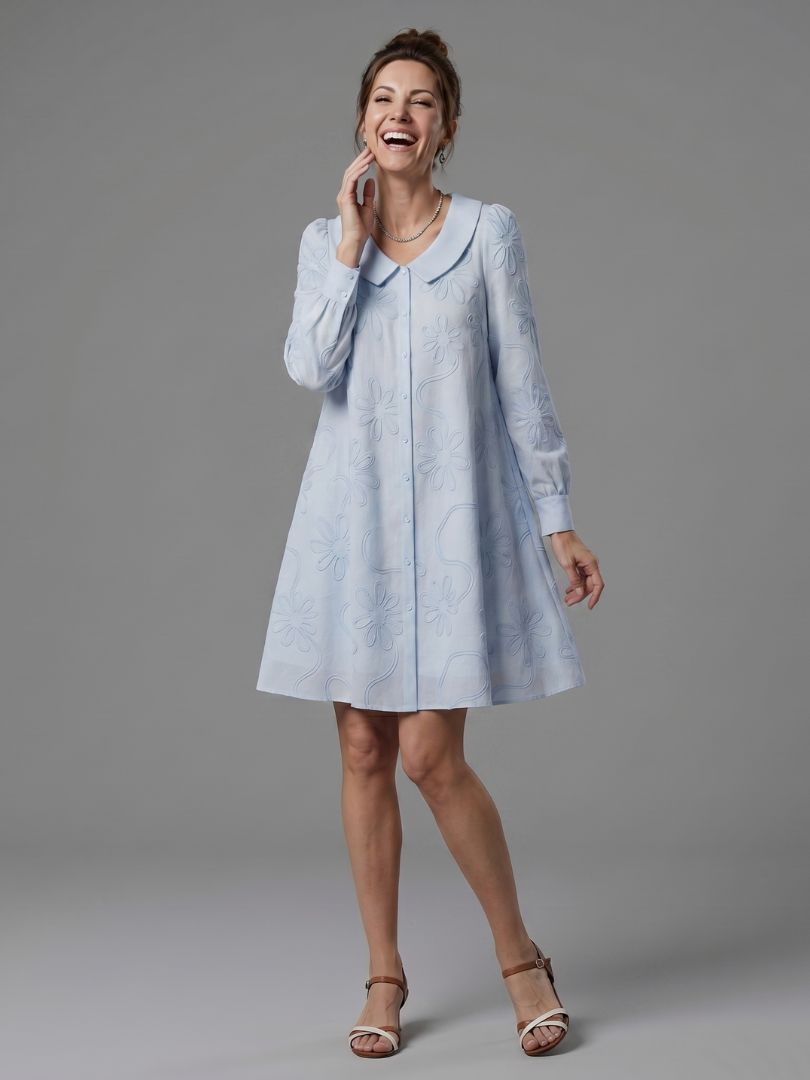 Opale | Buttoned Collar Dress