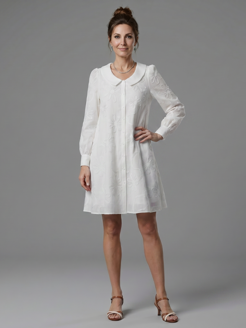 Opale | Buttoned Collar Dress