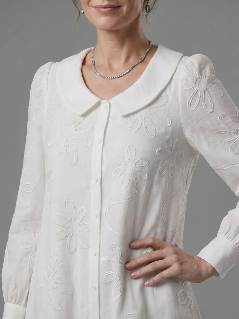 Opale | Buttoned Collar Dress