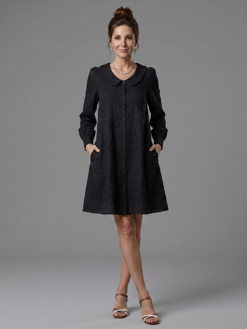 Opale | Buttoned Collar Dress