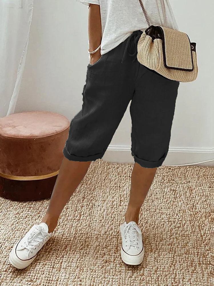 Claire - Cotton Shorts for Women